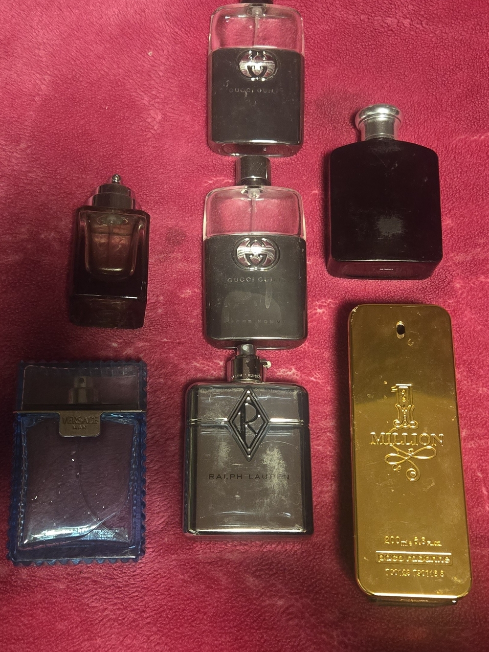 EMPTY COLOGNE BOTTLES ALL FOR $40